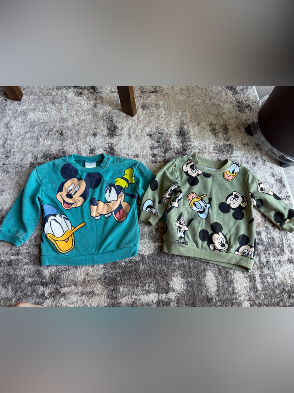 Micky & friends shirts size 18m